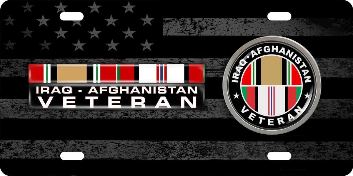 Black US Flag 